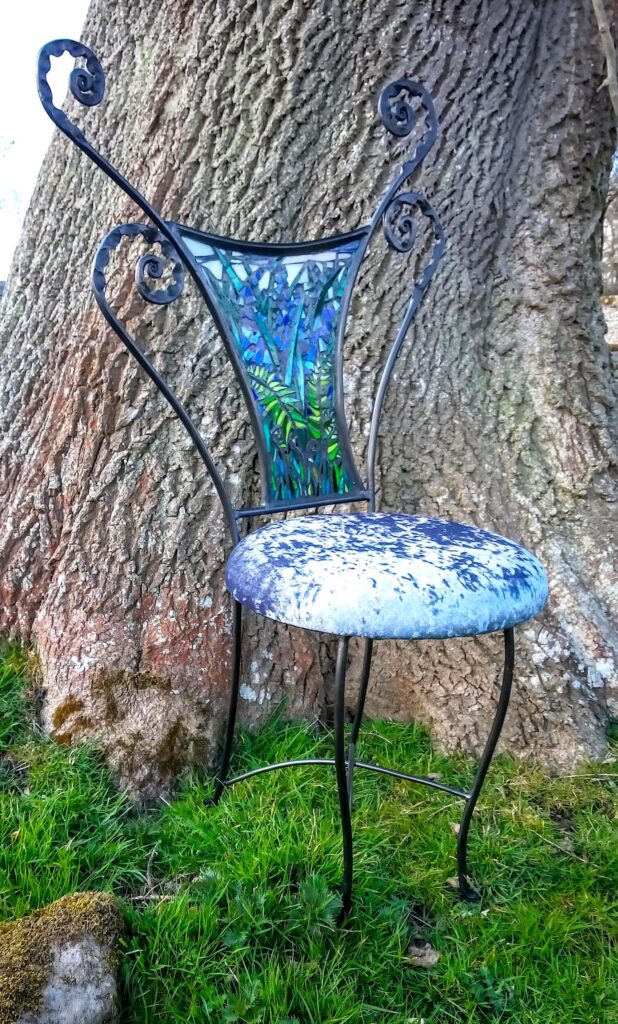 stained glass chair