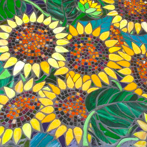 sunflowers coaster